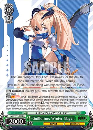 Image of Guillotine: Winter Slayer (NIK/S135-E032) - GODDESS OF VICTORY: NIKKE Vol.2