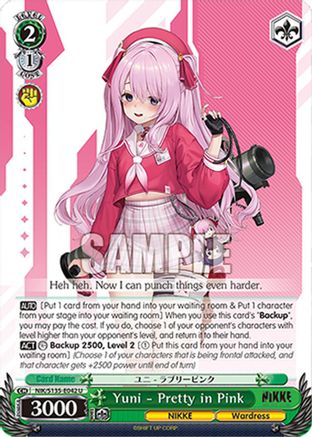 Image of Yuni - Pretty in Pink (NIK/S135-E042) - GODDESS OF VICTORY: NIKKE Vol.2