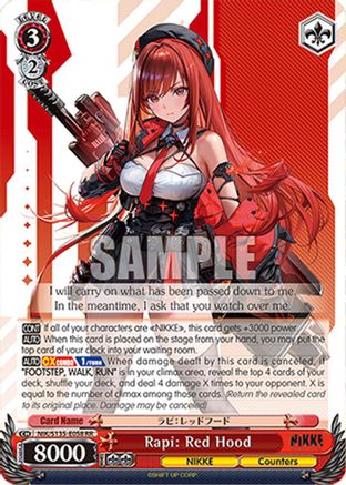 Image of Rapi: Red Hood (NIK/S135-E058) - GODDESS OF VICTORY: NIKKE Vol.2