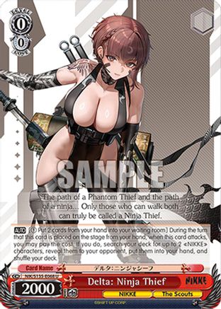Image of Delta: Ninja Thief (NIK/S135-E068) - GODDESS OF VICTORY: NIKKE Vol.2