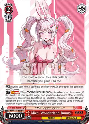 Image of Alice: Wonderland Bunny (NIK/S135-E075) - GODDESS OF VICTORY: NIKKE Vol.2
