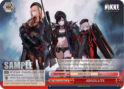 Image of ABSOLUTE (NIK/S135-E082) - GODDESS OF VICTORY: NIKKE Vol.2