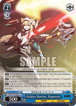 Image of Golden Barrier, Rapunzel (NIK/S135-E094) - GODDESS OF VICTORY: NIKKE Vol.2