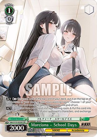 Image of Marciana - School Days (SR) (NIK/S135-E039S) - GODDESS OF VICTORY: NIKKE Vol.2