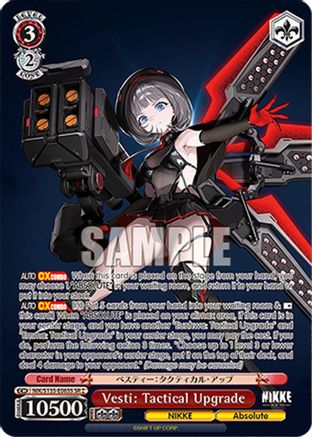 Image of Vesti: Tactical Upgrade (SR) (NIK/S135-E065S) - GODDESS OF VICTORY: NIKKE Vol.2
