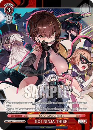 Image of GO! NINJA THIEF! (SR) (NIK/S135-E079S) - GODDESS OF VICTORY: NIKKE Vol.2