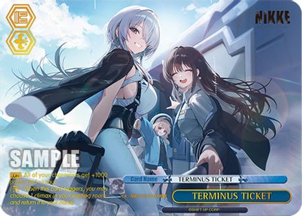 Image of TERMINUS TICKET (RRR) (NIK/S135-E111R) - GODDESS OF VICTORY: NIKKE Vol.2