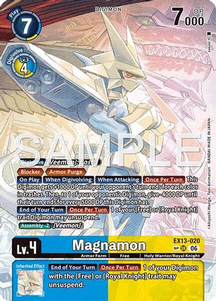 Image of Magnamon (SP) (EX13-020) - Chivalrous XIII Foil