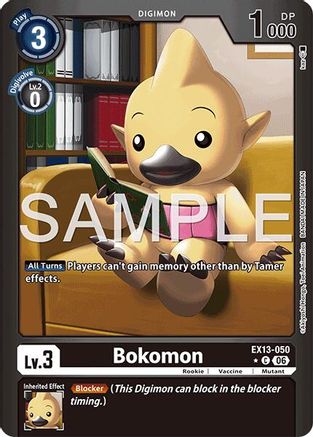 Image of Bokomon (Limited Foil) (EX13-050) - Chivalrous XIII Foil