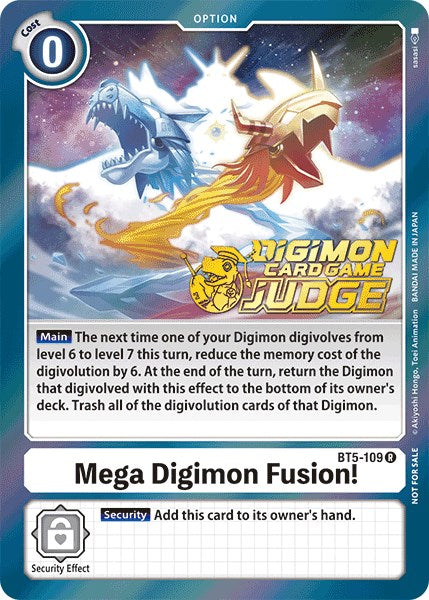 Image of Mega Digimon Fusion! [BT5-109] (Judge Pack 1) [Battle of Omni Promos]