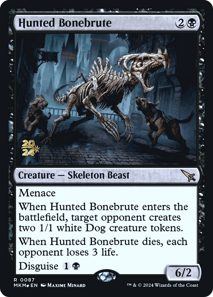 Image of Hunted Bonebrute [Murders at Karlov Manor Prerelease Promos]