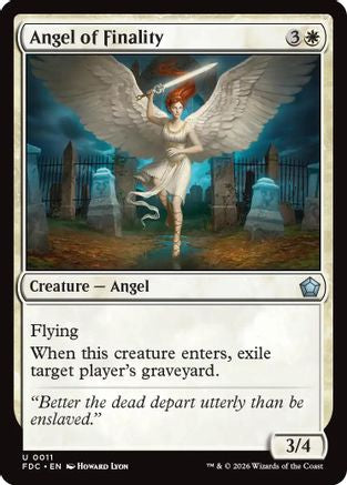 Image of Angel of Finality (FDC-011) - Commander: Foundations