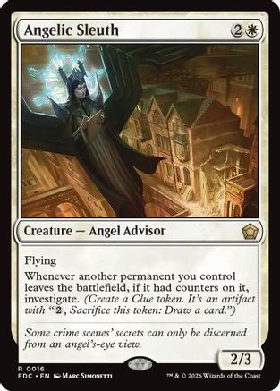 Image of Angelic Sleuth (FDC-016) - Commander: Foundations