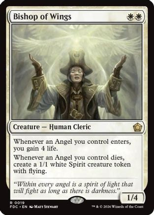 Image of Bishop of Wings (FDC-019) - Commander: Foundations