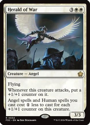 Image of Herald of War (FDC-034) - Commander: Foundations