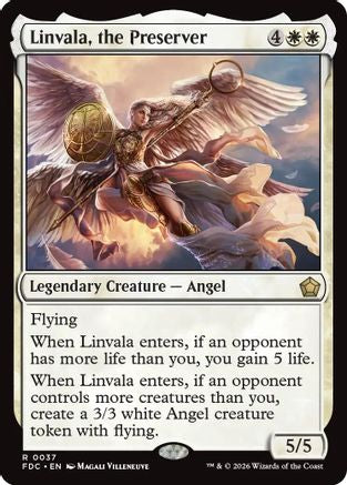 Image of Linvala, the Preserver (FDC-037) - Commander: Foundations