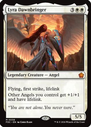 Image of Lyra Dawnbringer (FDC-038) - Commander: Foundations