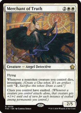 Image of Merchant of Truth (FDC-039) - Commander: Foundations