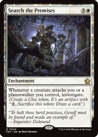 Image of Search the Premises (FDC-044) - Commander: Foundations