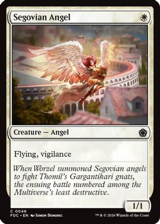 Image of Segovian Angel (FDC-046) - Commander: Foundations