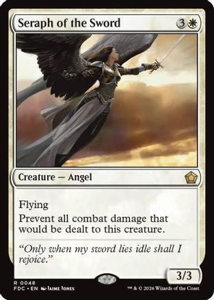 Image of Seraph of the Sword (FDC-048) - Commander: Foundations