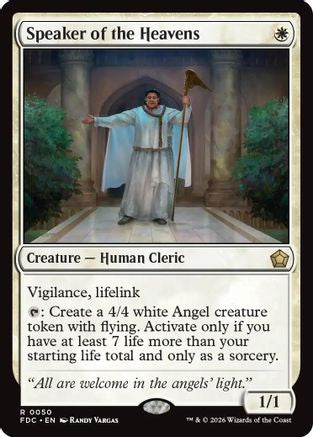 Image of Speaker of the Heavens (FDC-050) - Commander: Foundations
