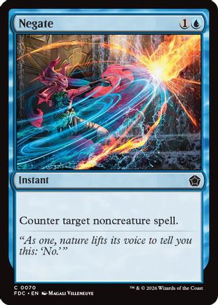 Image of Negate (FDC-070) - Commander: Foundations