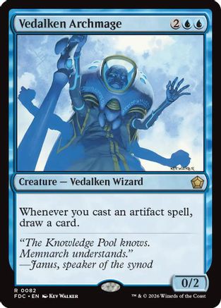 Image of Vedalken Archmage (FDC-082) - Commander: Foundations