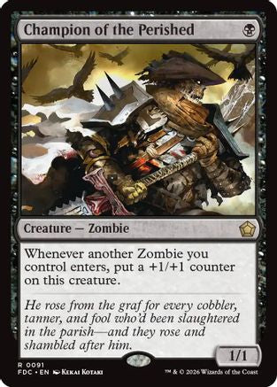 Image of Champion of the Perished (FDC-091) - Commander: Foundations