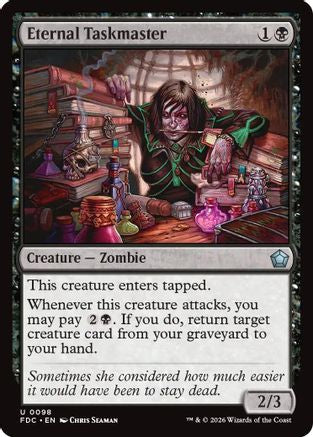 Image of Eternal Taskmaster (FDC-098) - Commander: Foundations