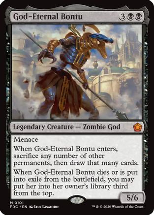 Image of God-Eternal Bontu (FDC-101) - Commander: Foundations