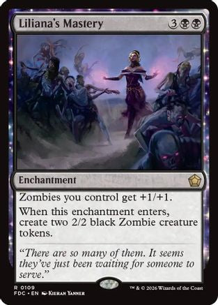 Image of Liliana's Mastery (FDC-109) - Commander: Foundations