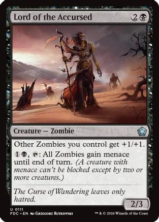 Image of Lord of the Accursed (FDC-111) - Commander: Foundations