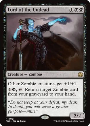 Image of Lord of the Undead (FDC-112) - Commander: Foundations