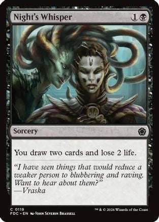 Image of Night's Whisper (FDC-119) - Commander: Foundations