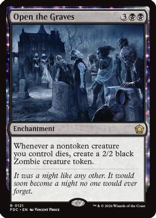 Image of Open the Graves (FDC-121) - Commander: Foundations