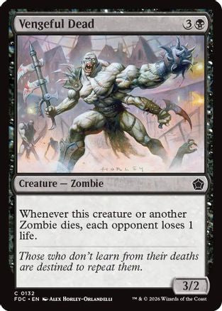 Image of Vengeful Dead (FDC-132) - Commander: Foundations