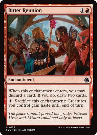 Image of Bitter Reunion (FDC-139) - Commander: Foundations