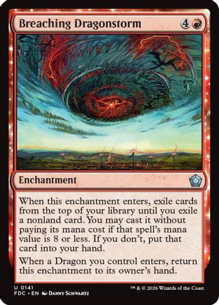 Image of Breaching Dragonstorm (FDC-141) - Commander: Foundations