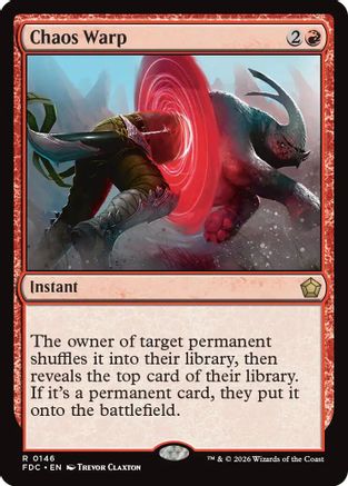 Image of Chaos Warp (FDC-146) - Commander: Foundations