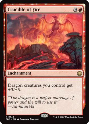 Image of Crucible of Fire (FDC-148) - Commander: Foundations