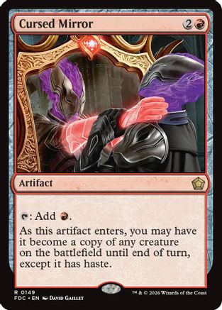 Image of Cursed Mirror (FDC-149) - Commander: Foundations