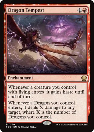 Image of Dragon Tempest (FDC-150) - Commander: Foundations