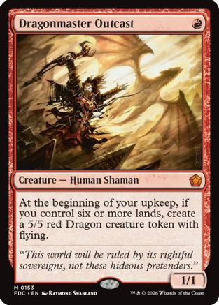 Image of Dragonmaster Outcast (FDC-153) - Commander: Foundations