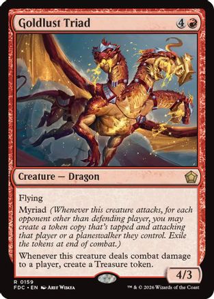 Image of Goldlust Triad (FDC-159) - Commander: Foundations