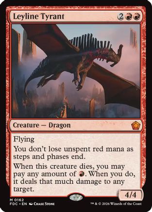 Image of Leyline Tyrant (FDC-162) - Commander: Foundations
