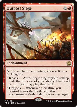 Image of Outpost Siege (FDC-169) - Commander: Foundations