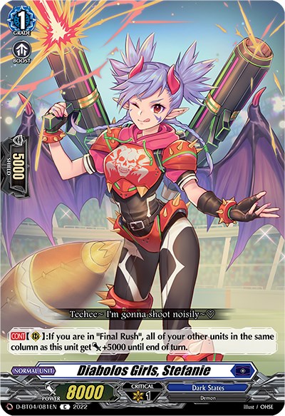 Image of Diabolos Girls, Stefanie (D-BT04/081EN) [Awakening of Chakrabarthi]