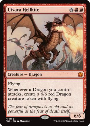 Image of Utvara Hellkite (FDC-185) - Commander: Foundations