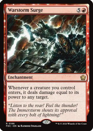 Image of Warstorm Surge (FDC-186) - Commander: Foundations